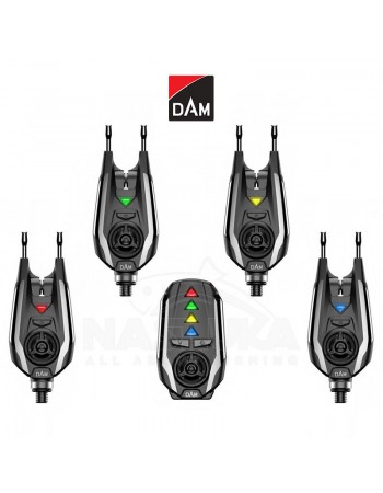 Комплект сигнализатори с централа DAM TFX Bite Alarm Set, 4+1