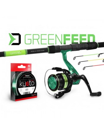 Фидер комплект Delphin GreenFeed NXT, 3.00м, 100г