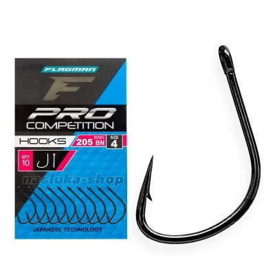 Pro Competition 205 BN, 10 бр. Куки с ухо Flagman Pro Competition 205 BN, 10 бр.