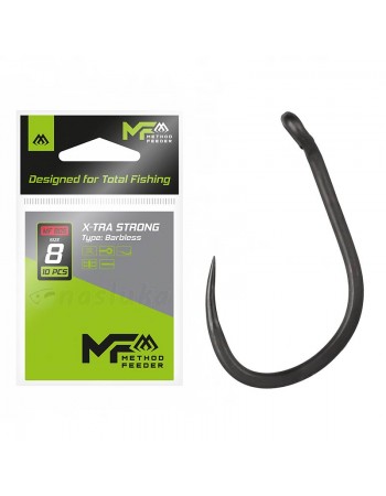 Куки за метод фидер Mikado MF-805 X-tra Strong Barbless