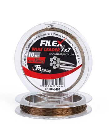 Метален повод на ролка Filex Wire Leader 7x7, 10 м