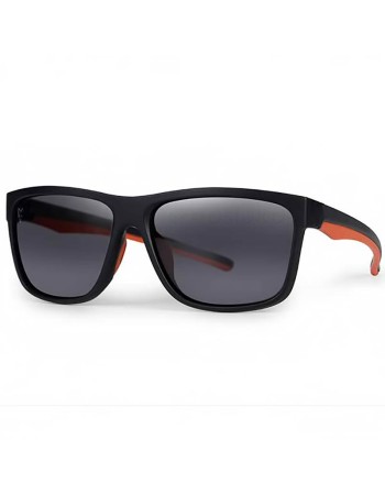 Слъчеви очила Fox Collection Black & Orange Shades - Grey Lens