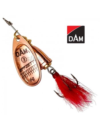 Въртяща блесна DAM Executor Spinner Dressed, Copper