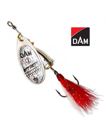 Въртяща блесна DAM Executor Spinner Dressed, Reflex Silver