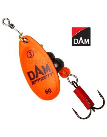 Въртяща блесна DAM Fluo Spinner, цвят Orange