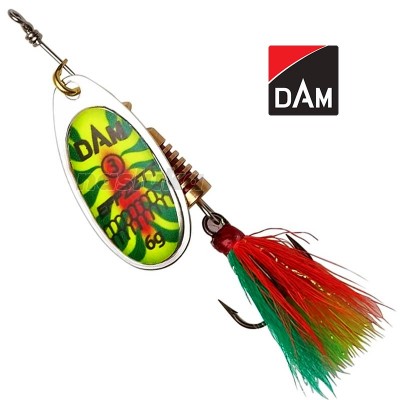 Standard Dressed Spinner, цвят FireShark Въртяща блесна с атрактор DAM Standard Dressed Spinner, цвят FireShark