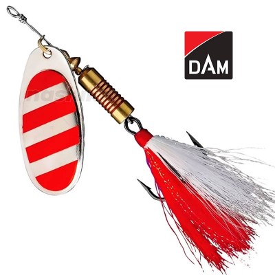 Standard Dressed Spinner, цвят Stripe Въртяща блесна с атрактор DAM Standard Dressed Spinner, цвят Stripe