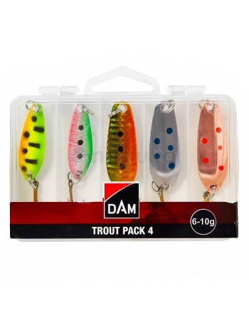 Комплект клатушки за пъстърва и костур Trout Pack 4, 5-8г, 5 бр.