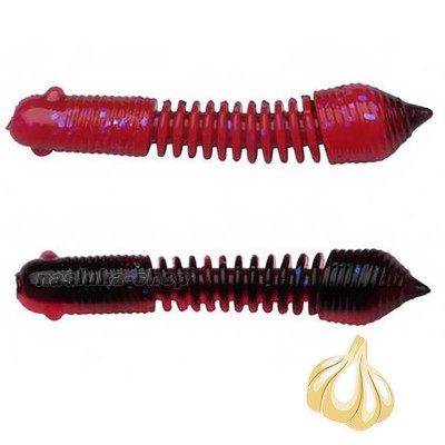 Силиконови ароматизирани примамки Berkley Pillar 40мм, 12 бр., Salmon Egg Red/Black