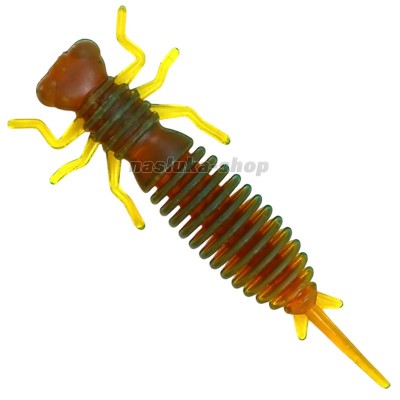 Larva 2.0"/50мм, 8 бр., цвят 027 Силиконови ароматизирани примамки Fanatik Larva 2.0"/50мм, 8 бр., цвят 027
