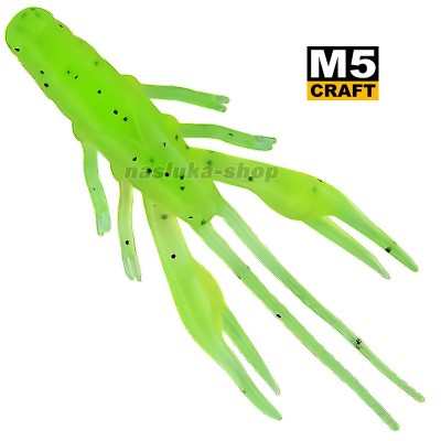 Силиконови примамки M5 Craft Baby Crayfish 2.0" Chart Black Flake, 10 бр.