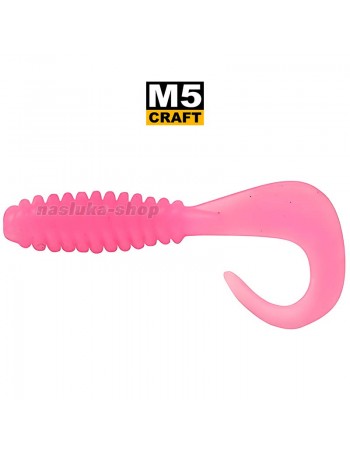 Силиконови примамки M5 Craft Fairy tail 1.0"/25 мм, цвят Pink Bubble, 10 бр.