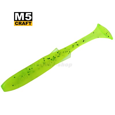 Силиконови примамки M5 Craft Fly Fish 2.5"/63 мм, цвят Chart Black Flake, 8 бр.