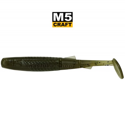 Силиконови примамки M5 Craft Joker Shad 1.5"/38 мм, цвят Green Pumpkin, 10 бр.