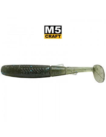 Силиконови примамки M5 Craft Joker Shad 2.0"/64 мм, цвят Green Melon, 8 бр.