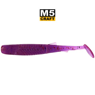 Силиконови примамки M5 Craft Joker Shad 2.0"/64 мм, цвят Lox Dark, 8 бр.