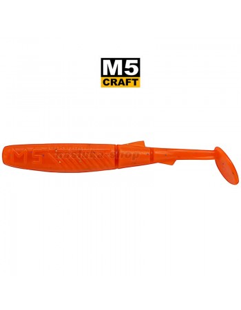 Силиконови примамки M5 Craft Joker Shad 2.0"/64 мм, цвят Orange Carrot, 8 бр.