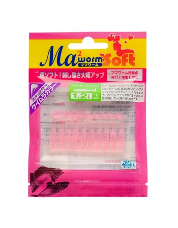 Силиконови примамки Maria Action Fish, 1.8"/4.6см, цвят S/PK, 9 бр.