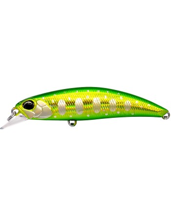 Потъващ воблер DUO Spearhead Ryuki 71S, 71мм, 10г, цвят Double Green Gold Yamame