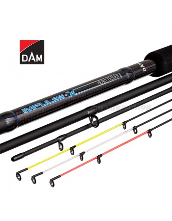 Фидер въдица DAM Impulse-X Heavy Feeder, 3.90м, 100-150г