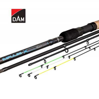 Фидер въдица DAM Impulse-X Medium Feeder, 3.90м, 50-100г