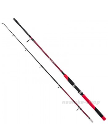 Въдица от плътно фибростъкло Pioneer Avalanche Solid Fiberglass Red, 2.40м, 100-250г
