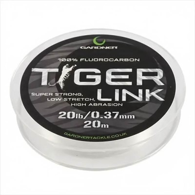 Gardner Tiger Link, 20м - Флуорокарбон за монтажи