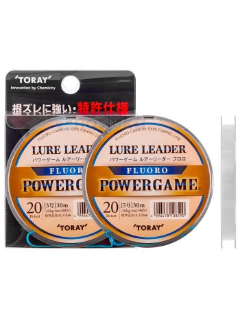 Toray Power Game Lure Leader Fluoro, 30м - Флуорокарбон за поводи