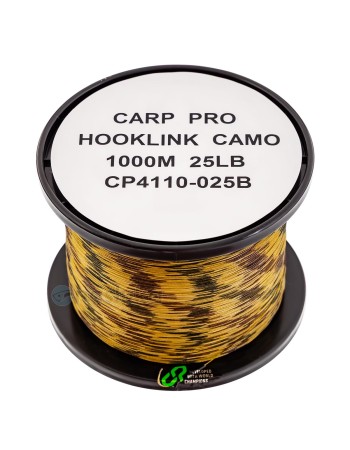 Плетено влакно Carp Pro Hooklink Camo, 1000м