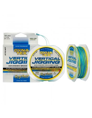 Плетено влакно Rapture Dyna Tex Vertical Jigging, 275м, Multicolor