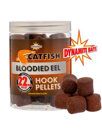 Пелети за сом Dynamite Baits Bloodied Eel Catfish Hook Pellets, 22мм