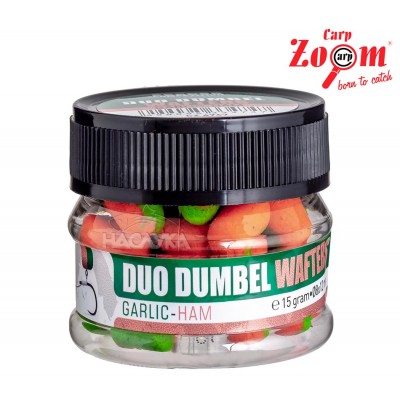 Балансирани дъмбели Duo Dumbel Wafters 10х14мм, Garlic-Ham