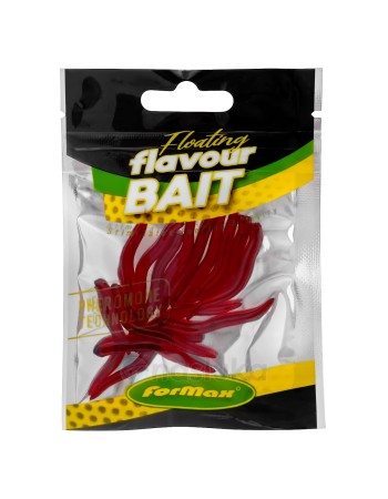 Изкуствена плаваща стръв - торен червей Formax Worm, Red Salmon, 15 бр.
