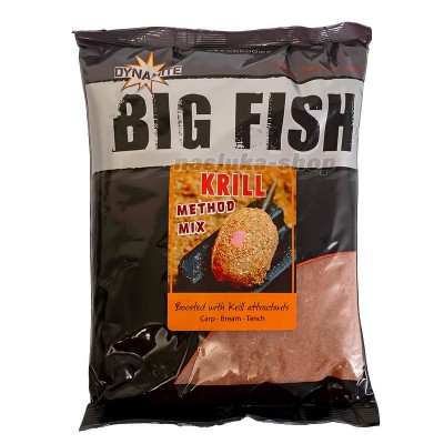 Захранка Dynamite Baits Groundbait Big Fish, Krill Method Mix, 1.8кг