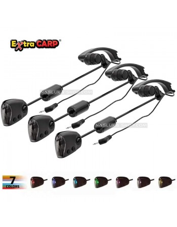 Комплект от 3 бр. светещи обтегачи Extra Carp EXC Ultron - 7 цвята