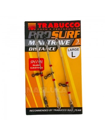 Монтаж за сърф риболов Trabucco ProSurf Mini-Trave Distance, 3 бр.
