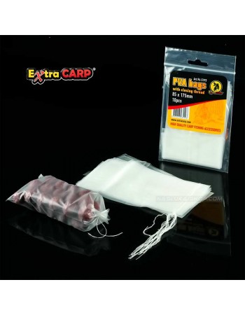 PVA торбички с PVA конец Extra Carp 85х175 мм - 10 бр.