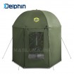 Чадър със странична тента Delphin Thunder Full Wall - 2.50м