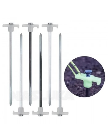 Луминесцентни колчета за палатка Raven Bivvy Pegs Luminous - 10 бр.
