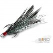 Тройни куки с пера Delphin B!rd Triple Hook - 3 бр. - Black