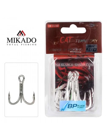 Тройни куки за сом Mikado Cat Territory Treble Hooks - 3 бр.