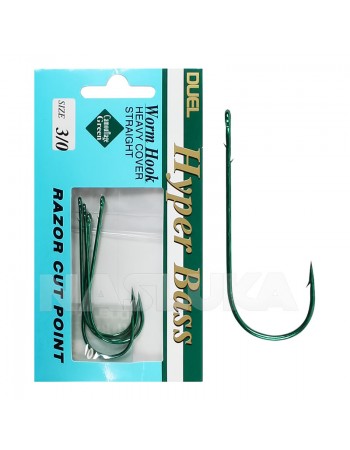 Офсетни куки Duel Hyper Bass Worm Hook K481 - 4 бр.