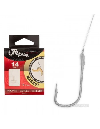 Вързани куки за плувка Fil Fishing Maggot