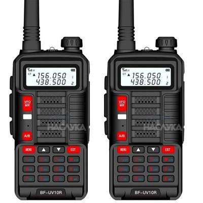 Комплект 2 броя професионални радиостанции Baofeng UV-10R Dual Band