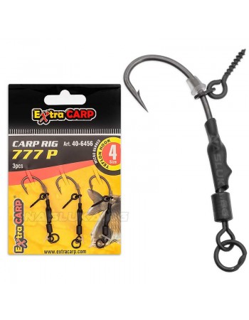 Монтажи за шаран с винт Exta Carp Carp Rig 777-P - 3 бр.