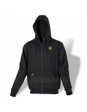 Суичър с цип Black Cat Zip Hoodie - Black
