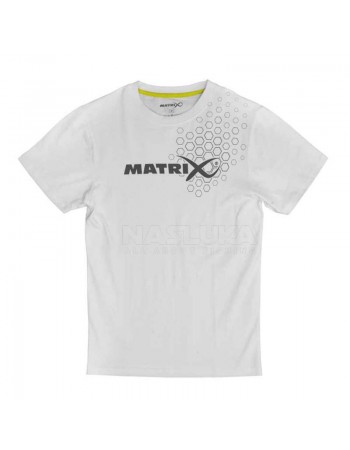 Тениска Matrix Hex Print T-Shirt White