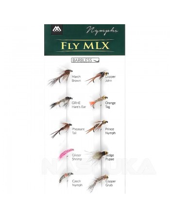 Комплект нимфи за риболов Mikado Fly Mix Nymphs - 10бр.