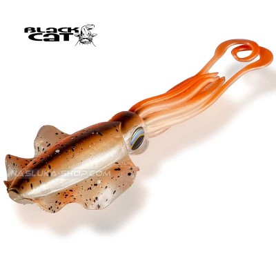 Изкуствена примамка за сом Black Cat Calamar U-Float 20г - Natural