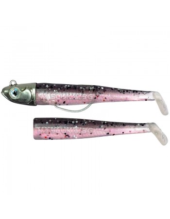 Комплект от Две тела с Джиг глава и Кука GT-Bio Roller Shad Combo - Black Mullet